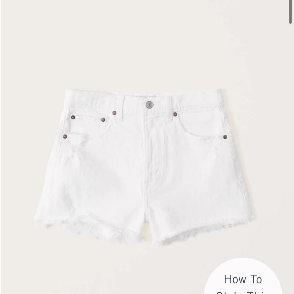 Abercrombie High Rise Mom Short